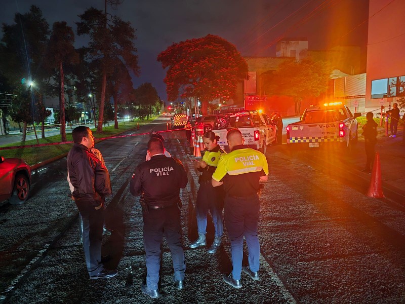 Atropellan a oficial de la Policía Vial en módulo de Salvando Vidas