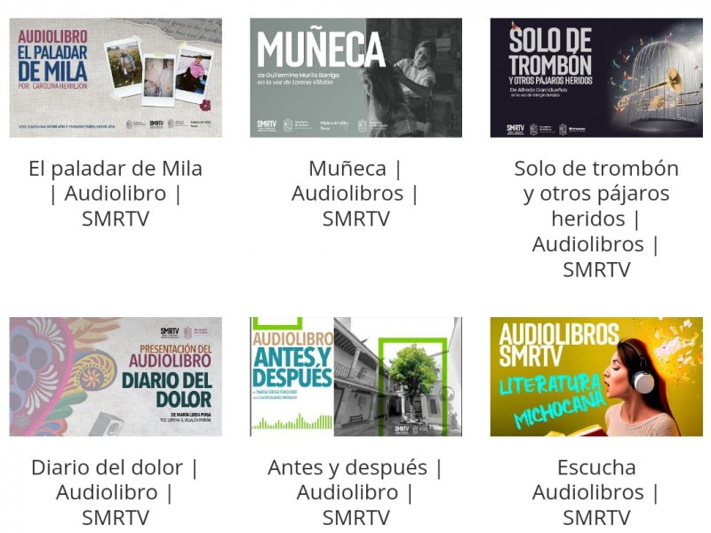 Audio libros expone la SECUM