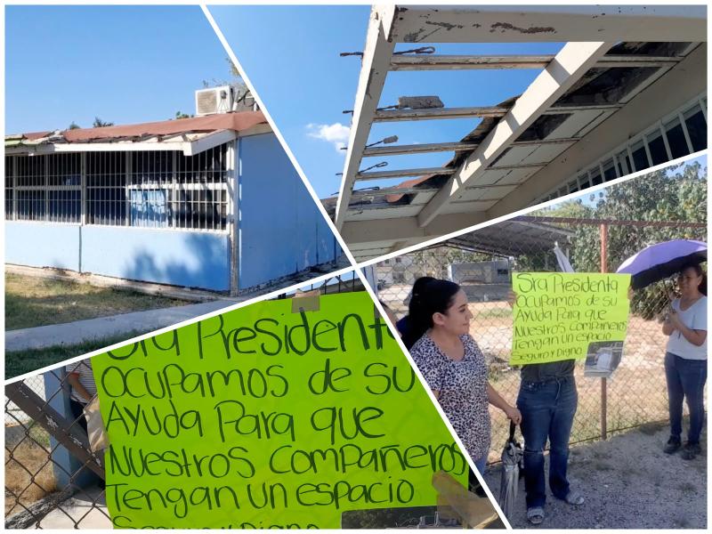 Aulas dañadas y clases suspendidas exhiben el rezago educativo en Sinaloa
