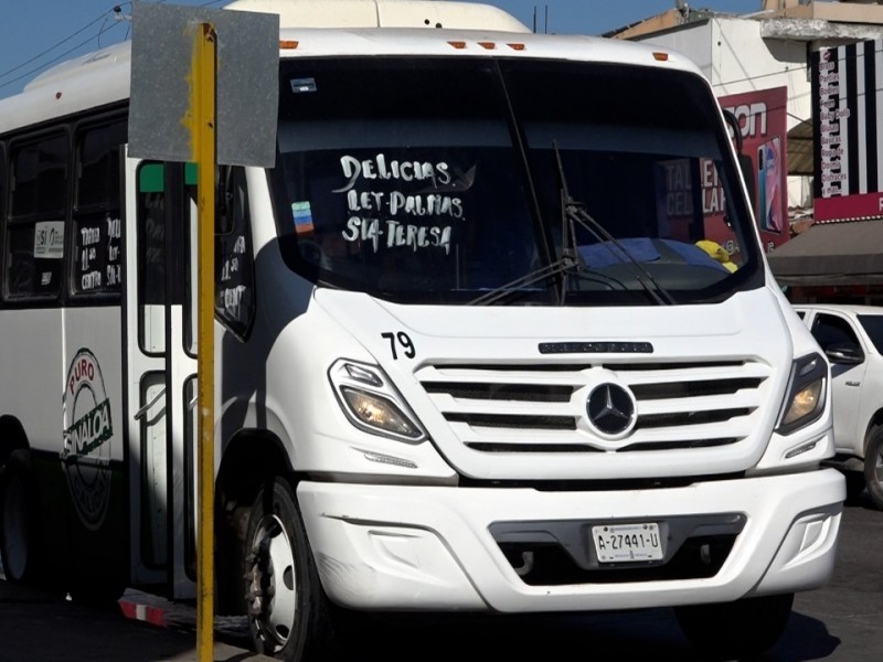 Aumentará $1 peso la tarifa de camiones urbanos en Sinaloa
