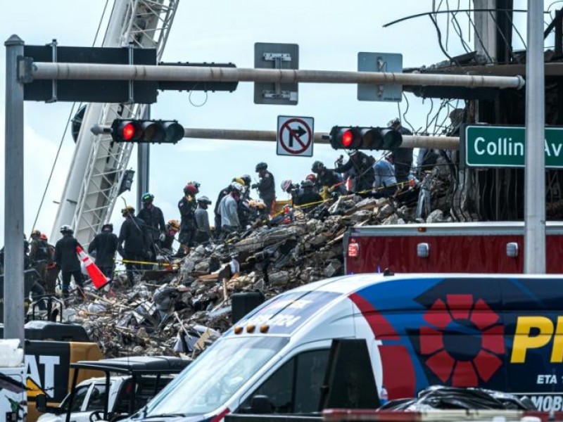 Aumenta a 16, número de muertos por derrumbe en Miami