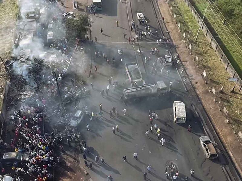 Aumenta cantidad de victimas tras explosión en África