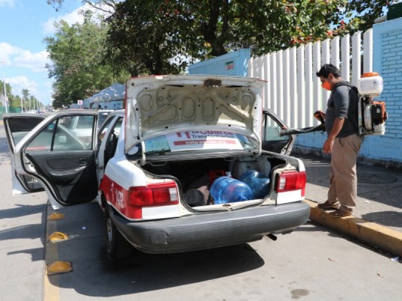 Aumenta demanda en módulos de desinfección en Poza Rica