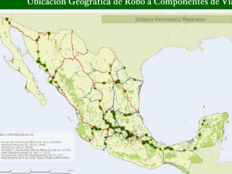 Aumenta el robo a trenes en el estado