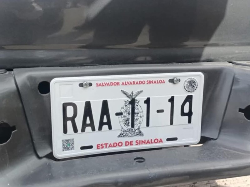 Aumenta en Guasave uso de placas apócrifas: pueden llevarte a la cárcel