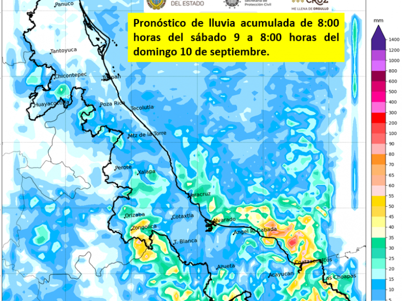 Aumenta la probabilidad de lluvias este fin de semana