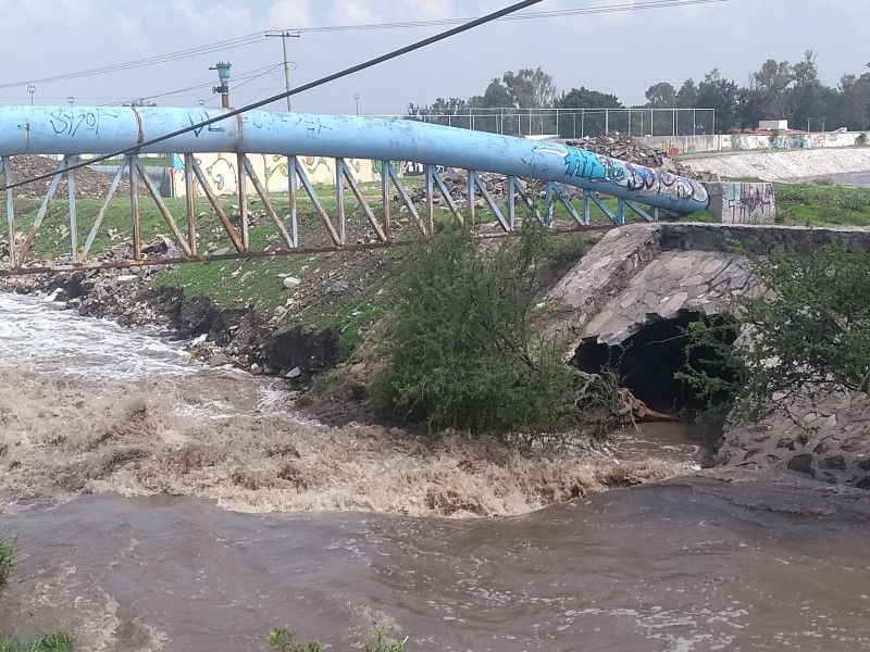 Aumenta nivel de agua en Santa María Magdalena