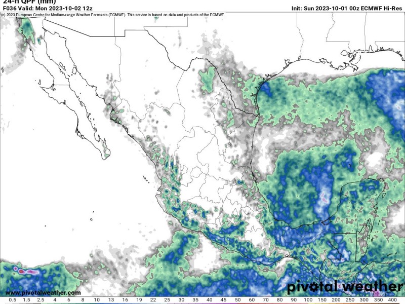 Aumenta probabilidad de lluvia en el sur de Veracruz