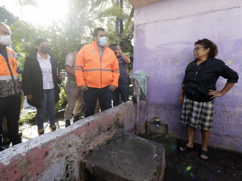 Aumenta a 180 las casas afectadas por lluvia del viernes