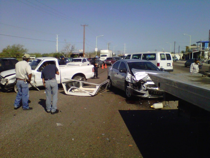 Aumentan accidentes automovilísticos durante el mes de diciembre