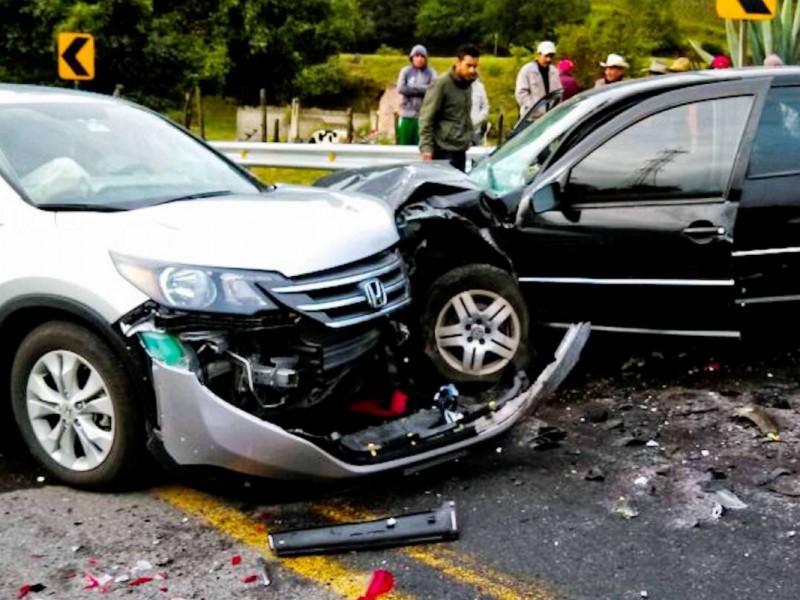 Aumentan accidentes automovilísticos en vacaciones un 20%