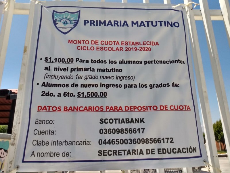 Aumentan cuotas de inscripción en escuelas de Puebla