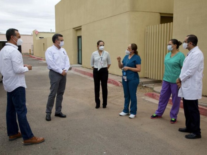 Aumentan espacio COVID en Hospital General de Navojoa