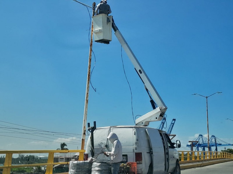 Aumentan presupuesto para la rehabilitación del alumbrado público de Tuxpan