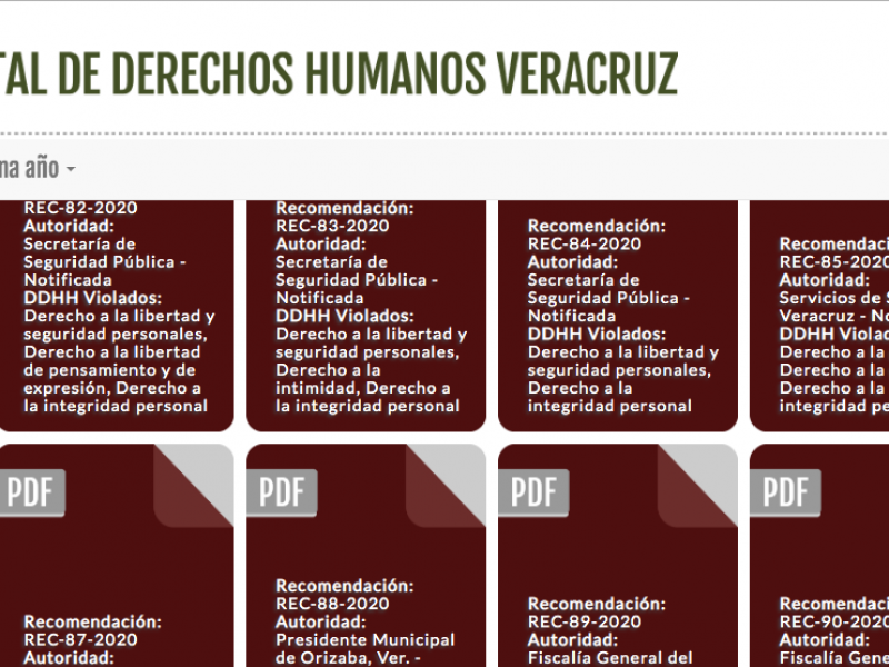 Aumentan recomendaciones de la CEDH este año