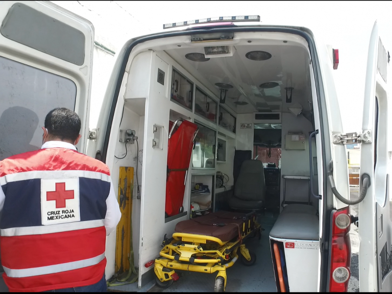 Aumentan traslados de pacientes covid en Cruz Roja