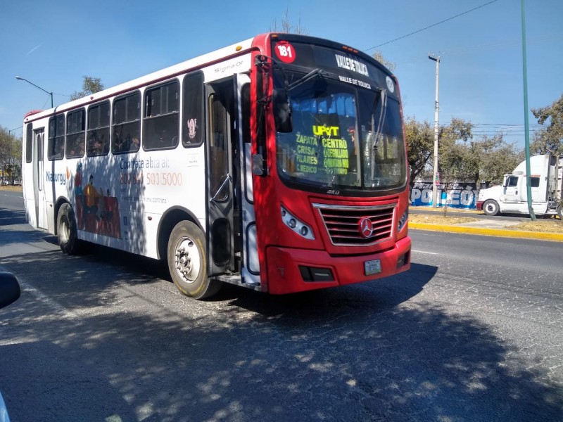 Aumento del pasaje afecta economía de mexiquenses