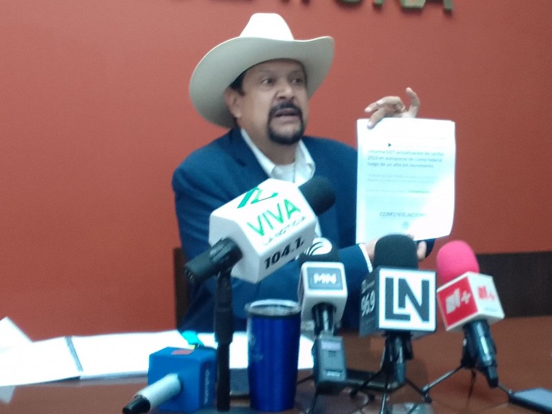 Aumento en casetas de Sinaloa es ilegal, afirma Diputado