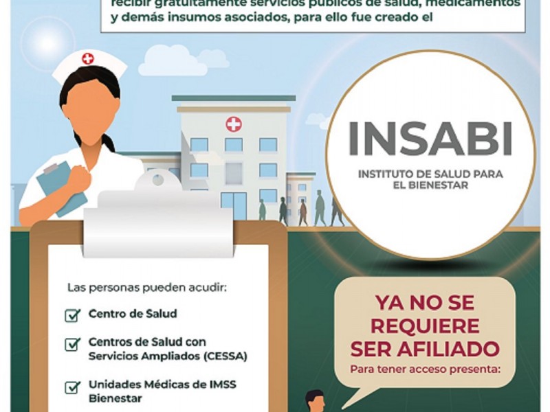 Aún no hay universalidad en servicios de salud con INSABI