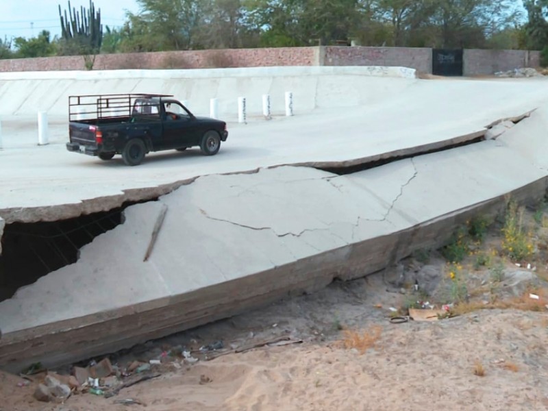 En gestiones pero sin fecha de reparación de vado Jericó