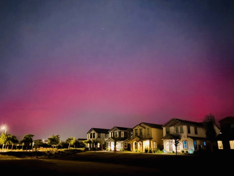 Auroras Boreales visibles en el cielo de Arizona