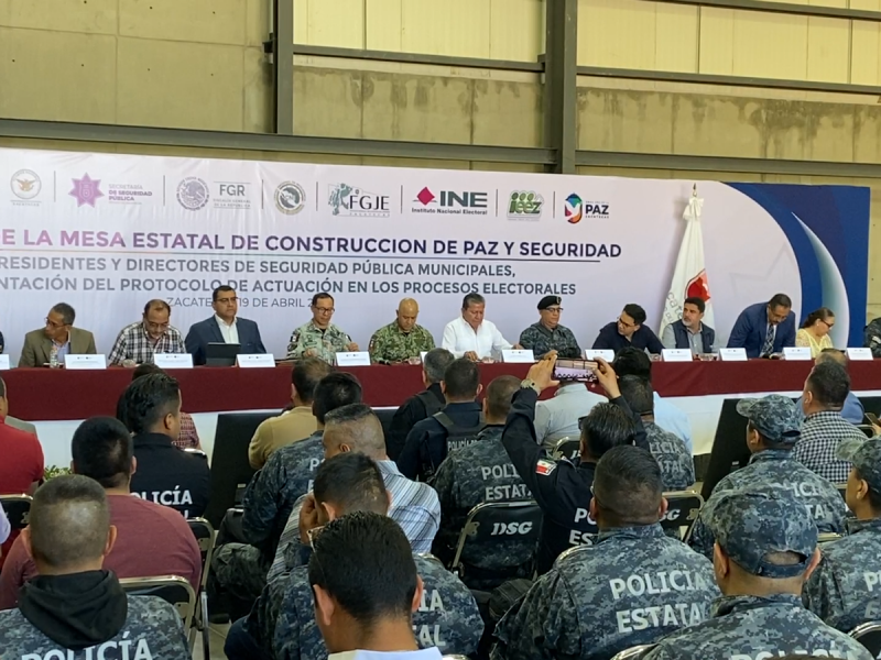 Autoridades buscan garantizar seguridad y orden en jornada electoral: Zacatecas