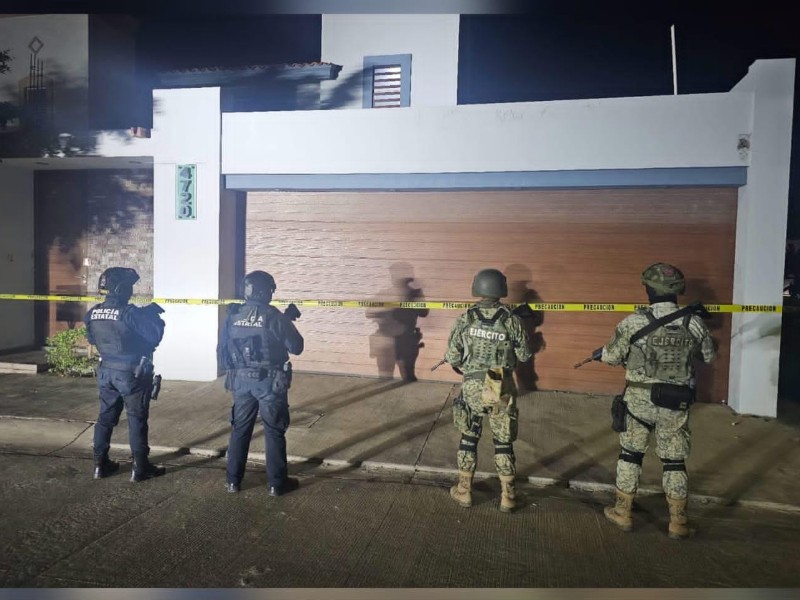 Autoridades catean un domicilio en Portalegre: aseguran armamento y 4 vehículos