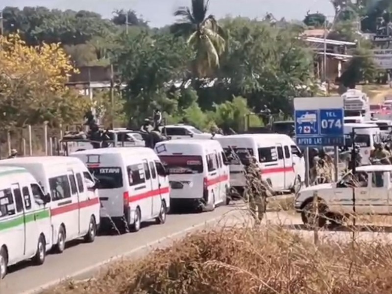 Autoridades disipan bloqueo en la carretera Acapulco-Zihuatanejo