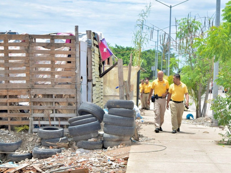 Autoridades liberan margen del Estero del Infiernillo para prevenir riesgos