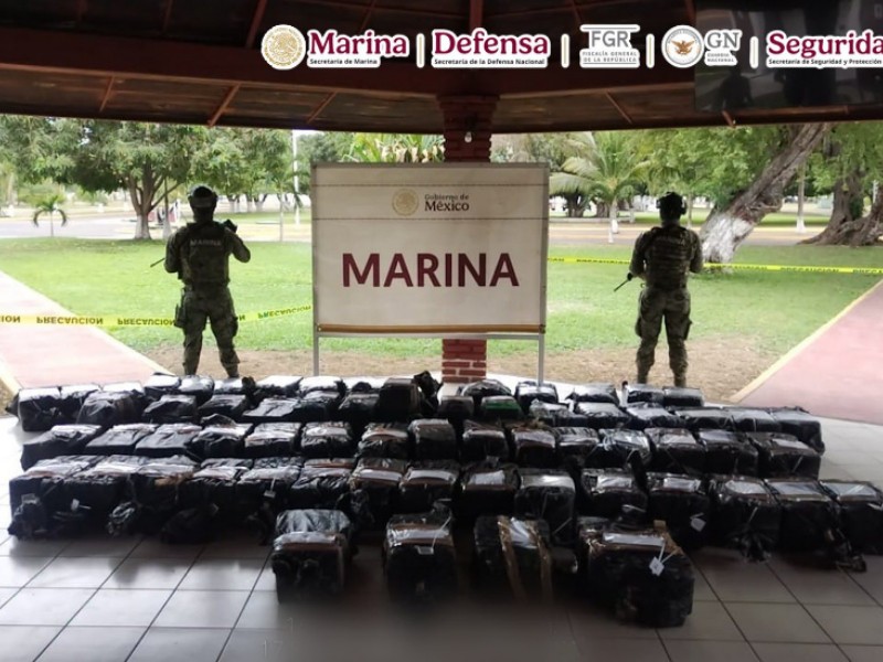 Autoridades mexicanas decomisaron 1.28 toneladas de cocaína en Michoacán