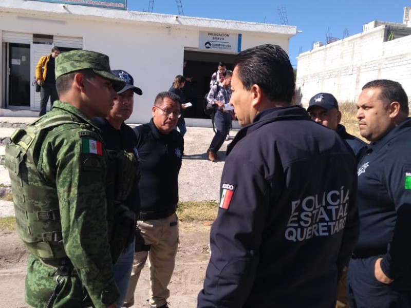 Autoridades montan Operativo en Bravo, Corregidora