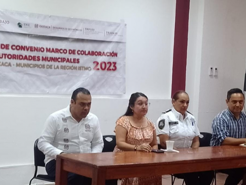 Autoridades municipales del Istmo se reúnen por convenio con SNE