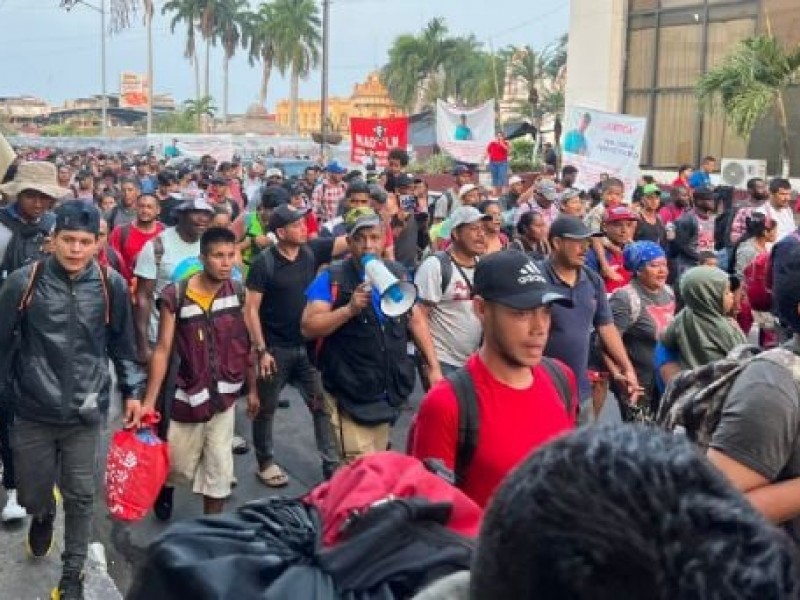 Se desintegra caravana migrante luego de acuerdos con el INM