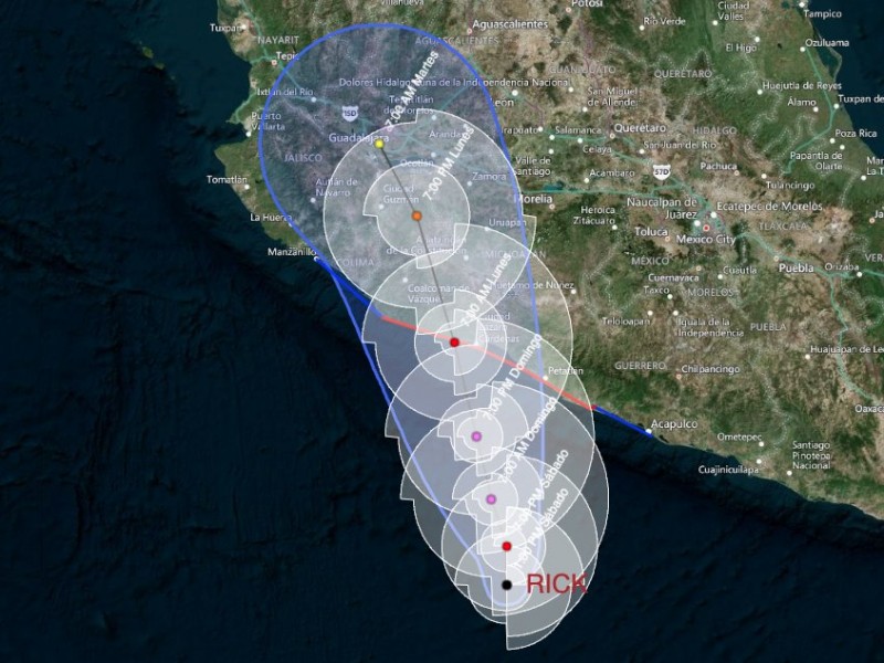 Autoridades temen efectos de Rick en Nayarit