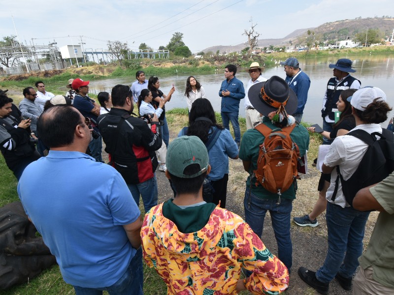 Autoridades y diputados recorren acueducto Chapala-Guadalajara
