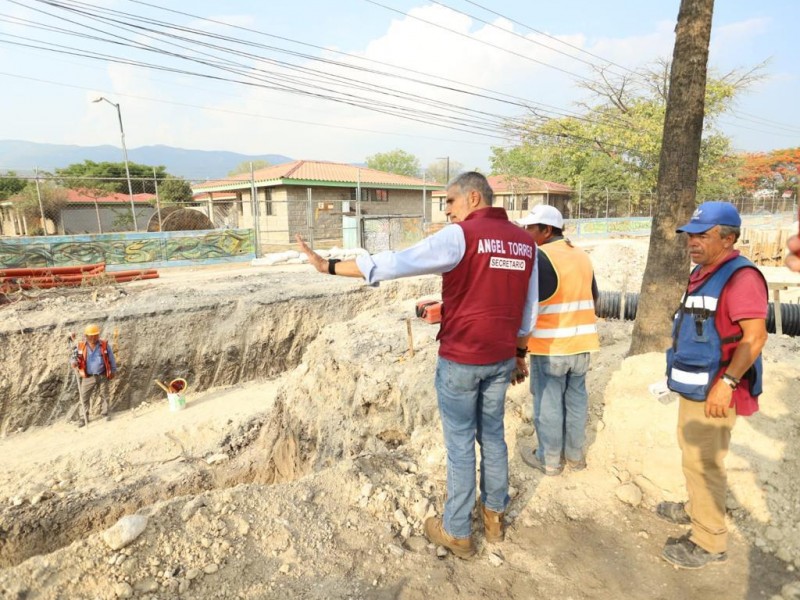 Avances en Paso a Desnivel Torre Chiapas