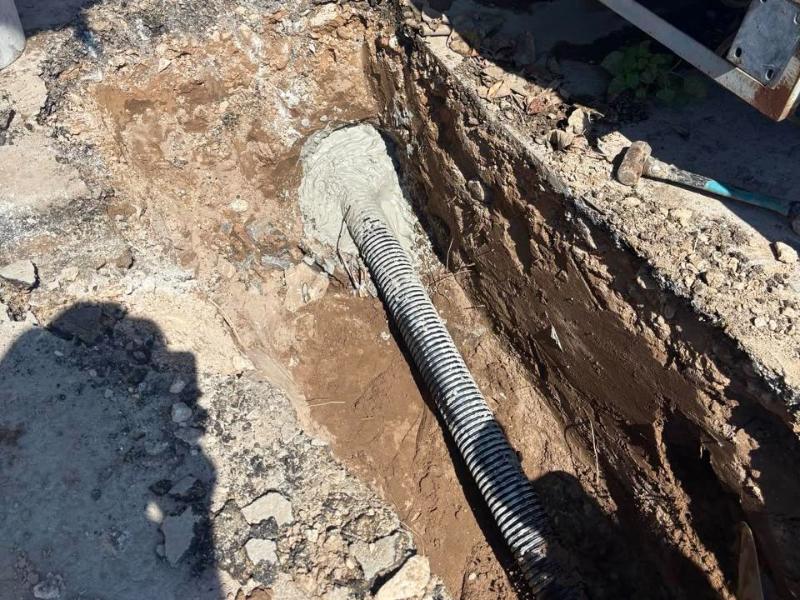 Avanza 20% la rehabilitación del drenaje en El Roble II