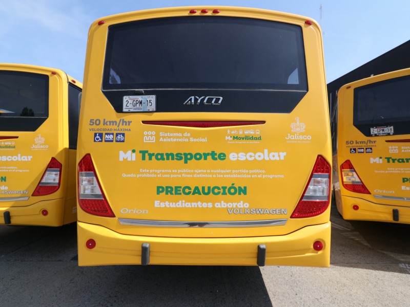 Avanza acuerdo con escuelas para transporte escolar