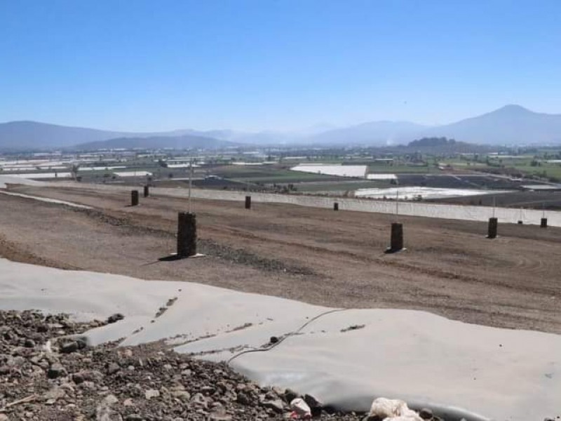 Avanza construcción de nueva celda en relleno sanitario de Zamora