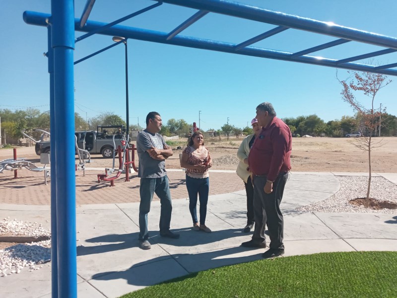 Avanza construcción de Parques de Bolsillo en Empalme