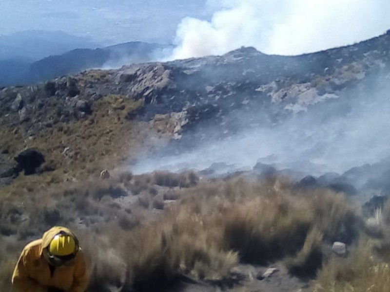 Avanza control del incendio forestal en el Iztaccíhuatl