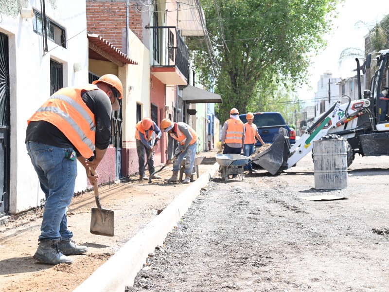 Avanza del 80% modernización de calles en Lindavista