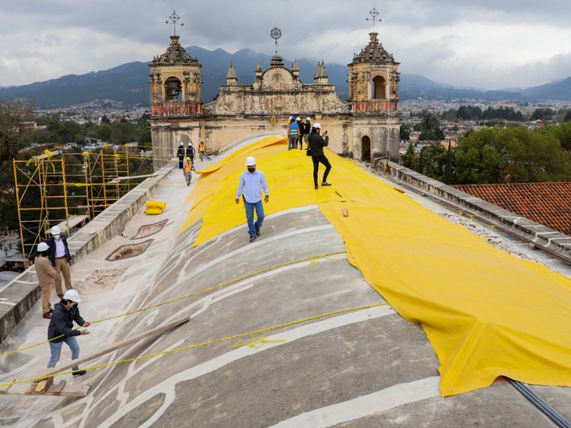 Avanza en tiempo y forma restauración de templos en SCLC