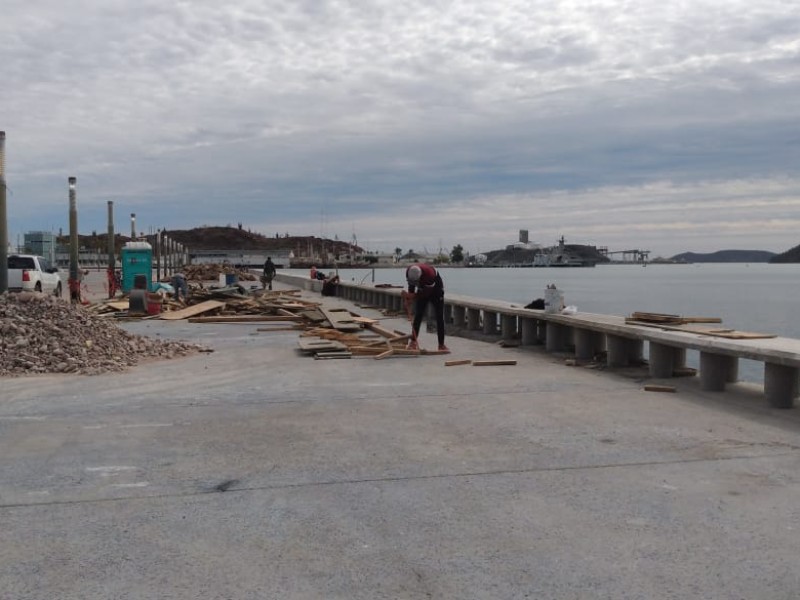 Avanza en un 90% rehabilitación del Malecón Turístico