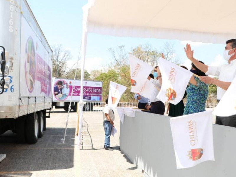 Avanza entrega de ayuda alimentaria