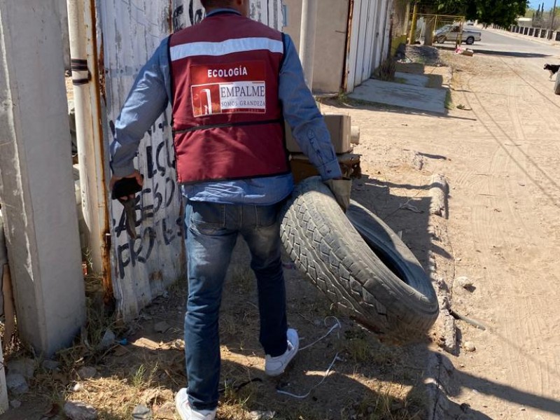 Avanza jornada de descacharre en la colonia Sahuaral