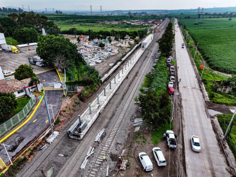 Avanza la obra de la Línea 4 del Tren Ligero