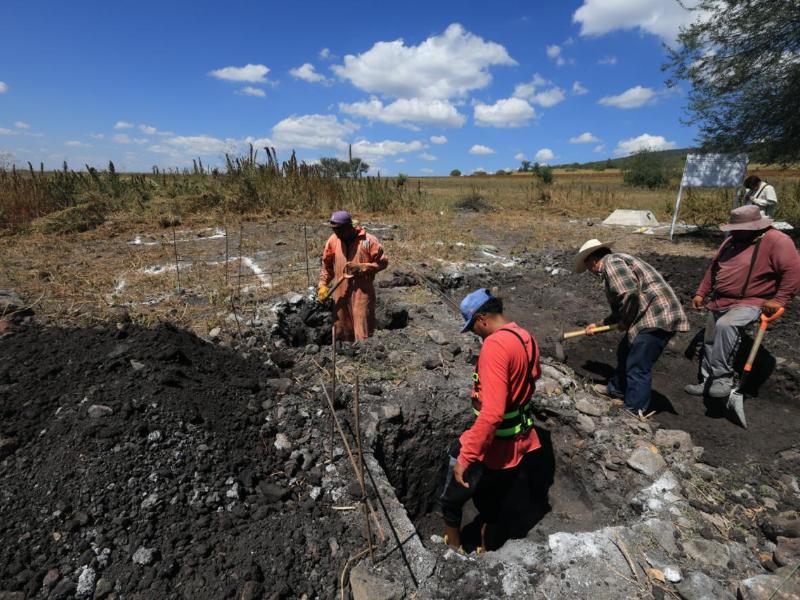 Avanza obra de infraestructura hidráulica en Locos de Covarrubias