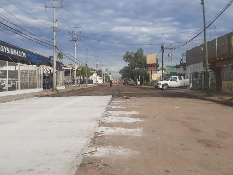 Avanza obra de rehabilitación de avenida De la Reforma