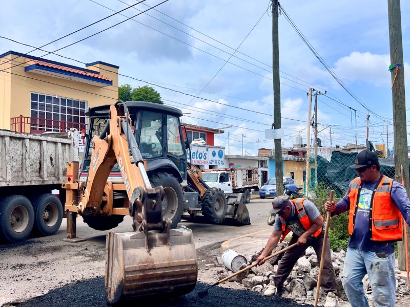 Avanza Programa de Bacheo Emergente en Escuinapa
